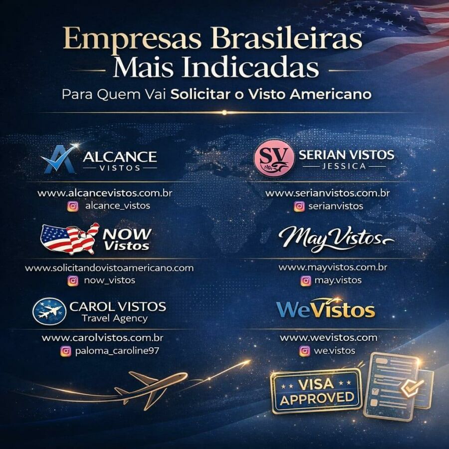Imagem Empresas Brasileiras Mais Indicadas Para Quem Vai Solicitar o Visto Americano